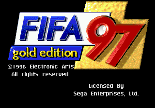 FIFA Soccer 97 Title Screen